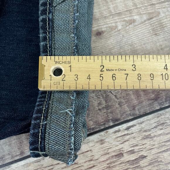 BKE Tyler Jeans Men's 32 x 28 Blue Straight Leg Medium Wash Denim Hemmed READ - Picture 12 of 12